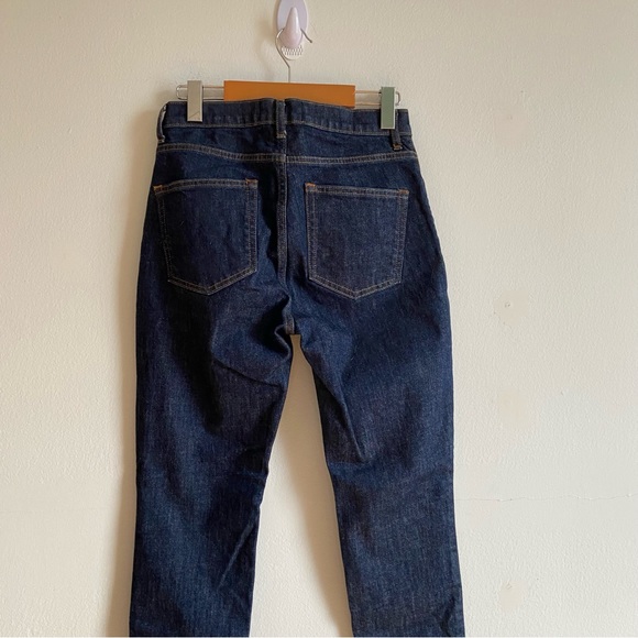 Everlane High Rise Ankle Skinny Dark Wash Denim Jeans - Picture 6 of 11